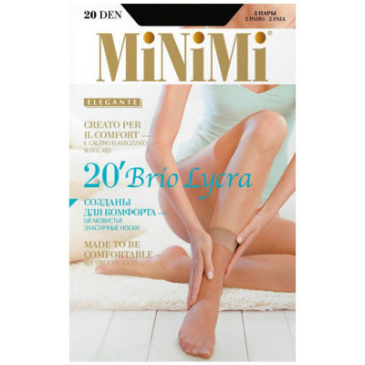 ✔️Minimi Носки 20den Brio Fumo - купить за  в г. Махачкале