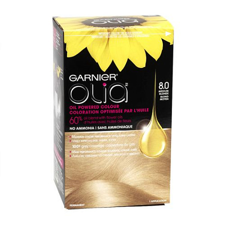 GARNIER Крем Краска Олиа 8.0 (Светло-русый) от магазина МылоПорошок