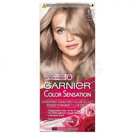 GARNIER Крем Краска COLOR SENSATION 8.11 Ультрапепельный блонд от магазина МылоПорошок