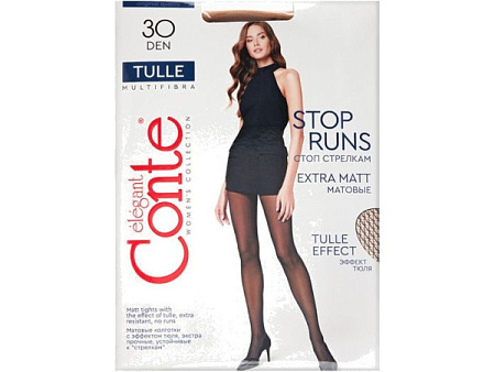 ✔️Conte Tulle Колготки 30den 2S Natural - купить за  в г. Махачкале