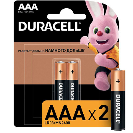 ✔️DURACELL Элемент питания AAA 2шт - купить за  в г. Махачкале