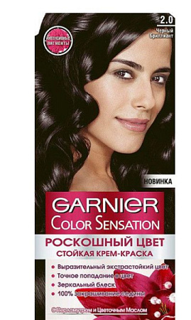 GARNIER COLOR SENSATION 2,0 Черный бриллиант от магазина МылоПорошок