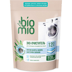 BioMio Эко-Очиститель д/посуд и Стиральных машин 12шт 240гр Лемонграсс