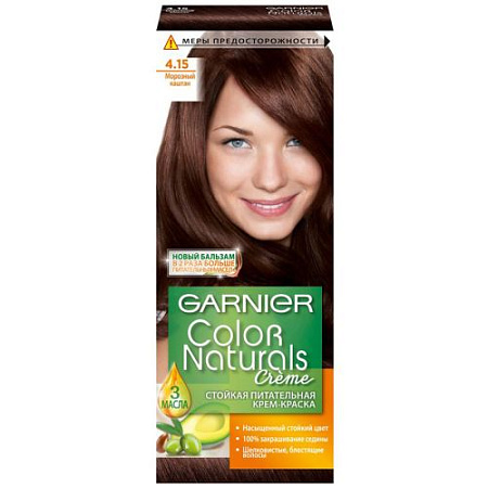 GARNIER Color Naturals Creme 4.15 Морозный Каштан от магазина МылоПорошок