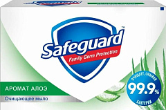SAFEGUARD Мыло туалетное 100г Алоэ