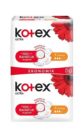 ✔️Kotex Прокладки 3кап 14шт Нормал - купить за  в г. Махачкале