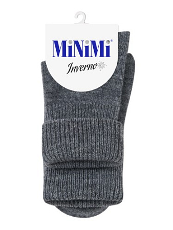 ✔️MINIMI Inverno Носки жен Серый Меланж арт3301 - купить за  в г. Махачкале