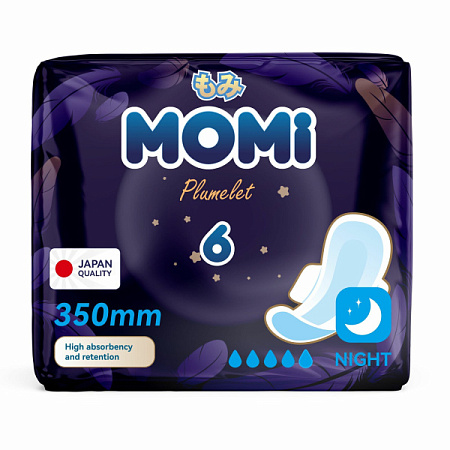 ✔️Momi Прокладки 6шт 350mm Night - купить за  в г. Махачкале