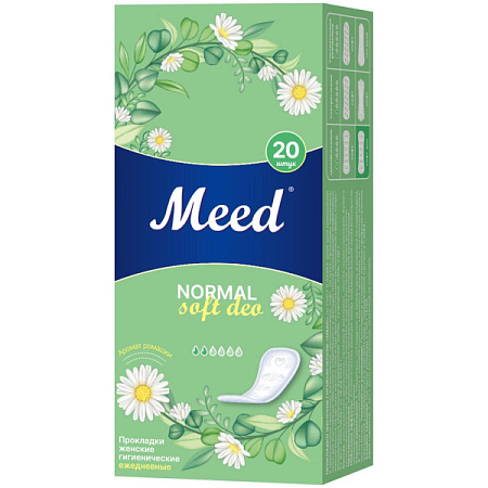 ✔️Meed Прокладки ежедневные 20шт Soft Deo - купить за  в г. Махачкале