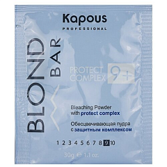 Kapous Blond Bar Обесцвечивающая пудра с комплексом 9+ 30гр (арт2548)