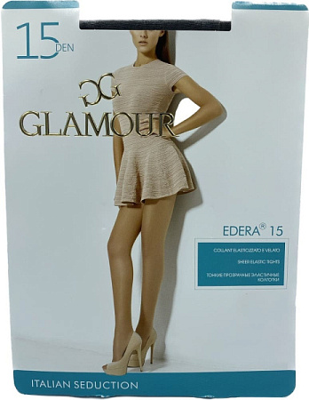 ✔️Glamour Колготки 15den 5XL Edera FUME  - купить за  в г. Махачкале