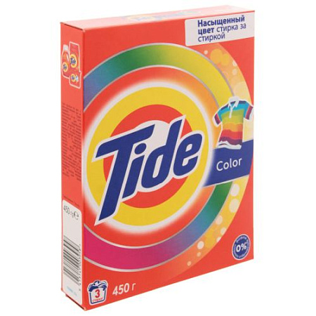 ✔️TIDE Авт СМС порошк. Color 450г - купить за  в г. Махачкале
