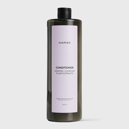 Mariee Шампунь д/волос 1000мл Keratin + Complex plant extracts от магазина МылоПорошок