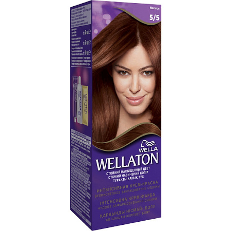 WELLATON Крем-краска для волос стойкая 5/5 Махагон от магазина МылоПорошок