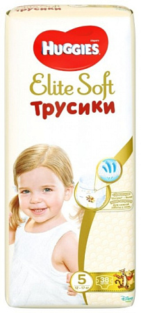 ✔️Хаггис Трусики Элит Софт 5 (38шт) *2  - купить за  в г. Махачкале