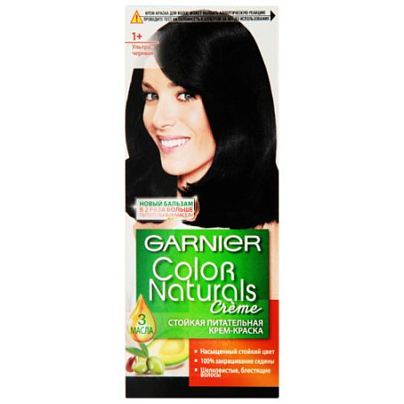 GARNIER Color Naturals Creme 1+ Ультра Чёрный от магазина МылоПорошок
