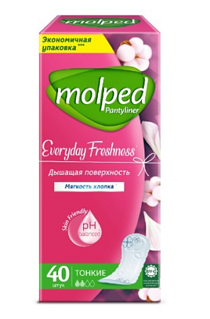 ✔️Molped Pantyliner Прокладки гигиенические ежедневные 40шт - купить за  в г. Махачкале