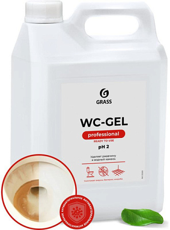 ✔️GRASS Wc-Gel Professional Анти-Ржавчина 5л Чистота и защита удаляет водный камень - купить за  в г. Махачкале