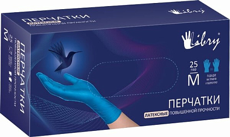 ✔️Labiy Латексные перчатки 25пар М - купить за  в г. Махачкале