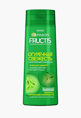 GARNIER Шампунь ФРУКТИС 250мл Огуречная свежесть  от магазина МылоПорошок