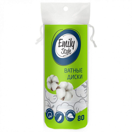 ✔️Emily Style Ватные диски 80шт - купить за  в г. Махачкале