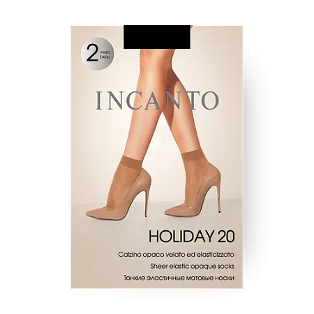 ✔️Incanto Носки 20den holiday nero - купить за  в г. Махачкале