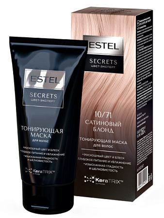 ESTEL SECRETS Цвет-эксперт Тонирующая маска д/волос 10/71 Сатиновый блонд от магазина МылоПорошок