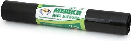 ✔️AVIORA  мешки д/мусора 120л черные 70*110см - купить за  в г. Махачкале