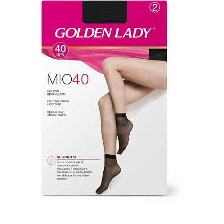✔️Golden Lady Гольфы 40den 2пары Nero Mio - купить за  в г. Махачкале