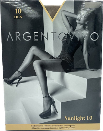 ✔️Argentovivo Колготки 10den 4L Sunlight playa - купить за  в г. Махачкале