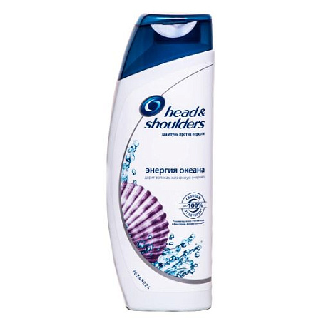 HEAD & SHOULDERS Шампунь 200мл против перхоти Энергия океана для жизненной энергии волос  от магазина МылоПорошок