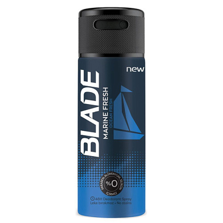 ✔️BLADE Дез-спрей 150мл MARINE FRESH - купить за  в г. Махачкале