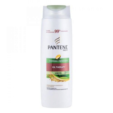 PANTENE Шампунь 250мл Слияние с природой Oil Therapy от магазина МылоПорошок