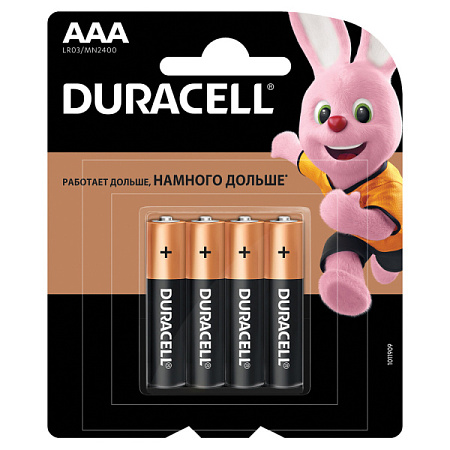 ✔️DURACELL Элемент питания AAA 4шт - купить за  в г. Махачкале