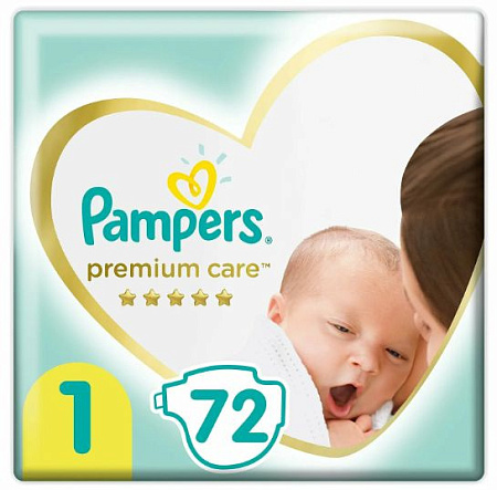 ✔️PAMPERS Подгузники Premium care (2-5 кг) 72шт - купить за  в г. Махачкале