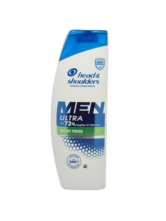HEAD & SHOULDERS Шампунь 360мл против перхоти Sports Fresh с ментолом  от магазина МылоПорошок