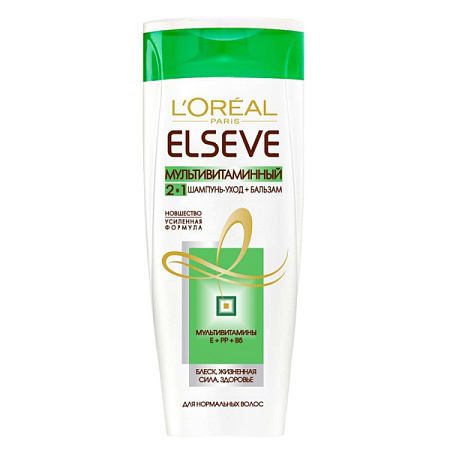 L'Oreal Paris Elseve Шампунь-бальзам 2в1 400мл Мультивитамин от магазина МылоПорошок