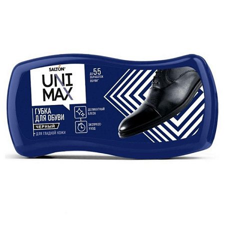 ✔️САЛТОН UNIMAX Губка д/гладкой кожи Черный - купить за  в г. Махачкале
