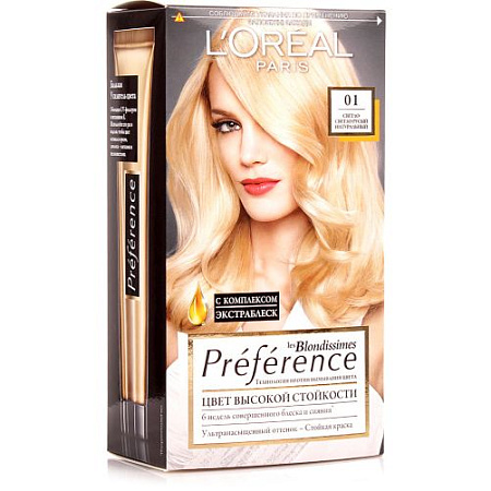 L'Oreal Paris Краски Preference 0.1 (Светло светло-русый натуральный) от магазина МылоПорошок