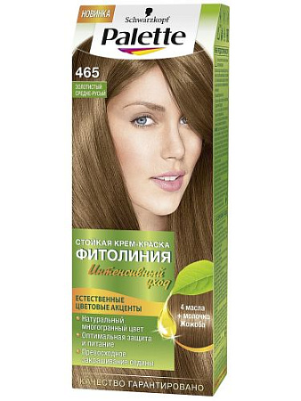 Palette Фитолиния Краска  465 (Золотистый средне-русый) от магазина МылоПорошок