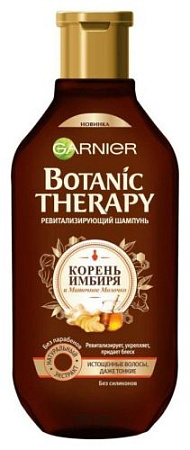 GARNIER Botanic Therapy Шампунь 400мл Ревитализирующий  Маточное молоко и корень имбиря /12 от магазина МылоПорошок