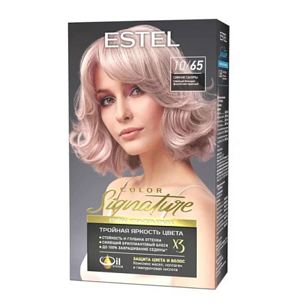 ESTEL COLOR Signature Стойкая крем-гель краска для волос 10/65 Сияние сакуры от магазина МылоПорошок