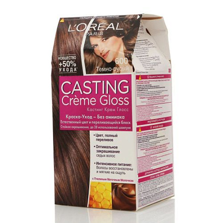 L'Oreal Paris Краски Casting Crème Gloss Крем 600 (Темно русый) от магазина МылоПорошок