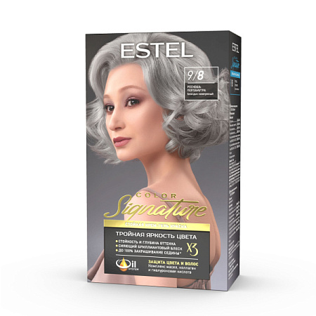 ESTEL COLOR Signature Стойкая крем-гель краска для волос 9/8 Роскошь перламутра от магазина МылоПорошок