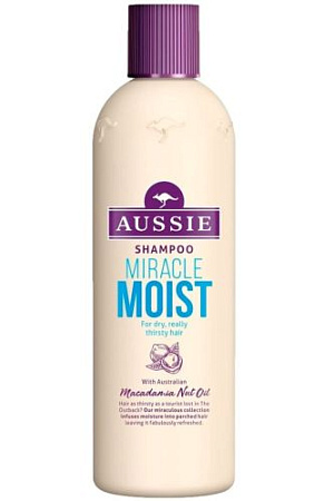 AUSSIE  Шампунь 300мл Miracle Moist д/сухих/поврежд.волос  от магазина МылоПорошок