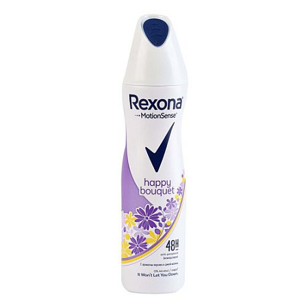 ✔️REXONA Дез.спрей Happy Bouquet 150мл - купить за  в г. Махачкале