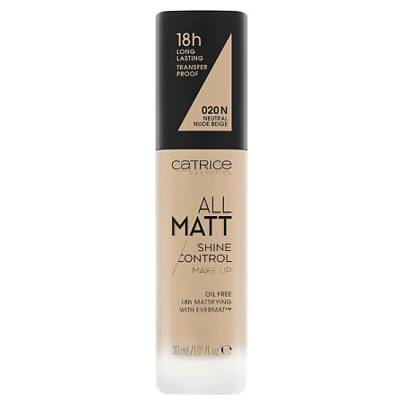 ✔️CATRICE All Matt 020N Shine Control 30мл - купить за  в г. Махачкале