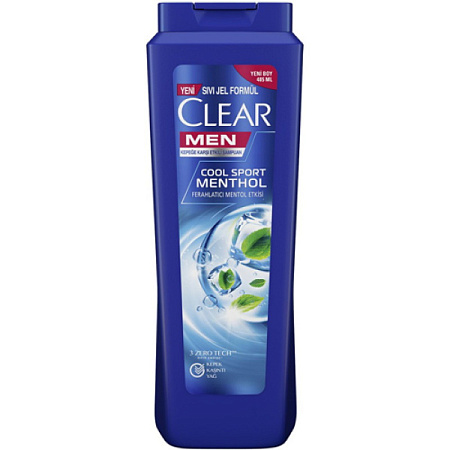 CLEAR Шампунь 485мл MEN Cool Sport Menthol от магазина МылоПорошок