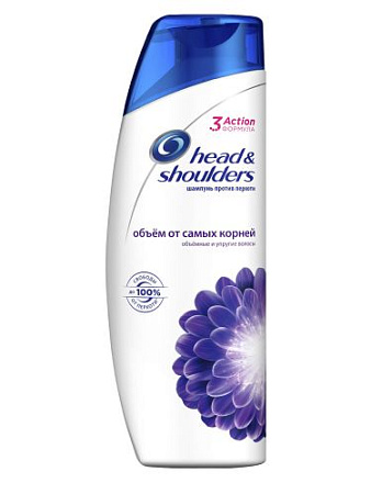 HEAD & SHOULDERS Шампунь 200мл против перхоти Объем от самых корней для тонких волос от магазина МылоПорошок