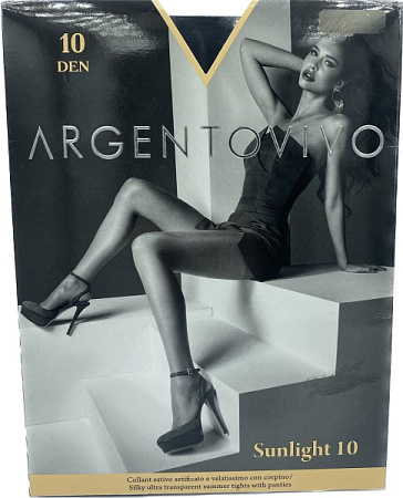 ✔️Argentovivo Колготки 10den 4L Sunlight Nero - купить за  в г. Махачкале